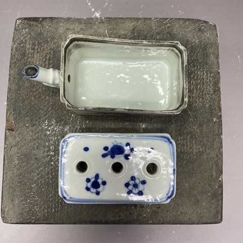 古玩陶瓷青花文房一器多用真品鑒賞圖
