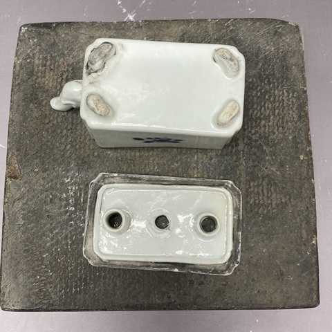 古玩陶瓷青花文房一器多用真品鑒賞圖