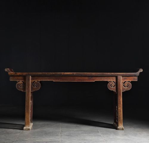 古玩雜項翹頭案真品鑒賞圖