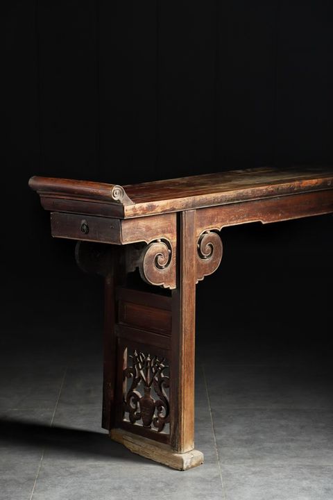 古玩雜項翹頭案真品鑒賞圖