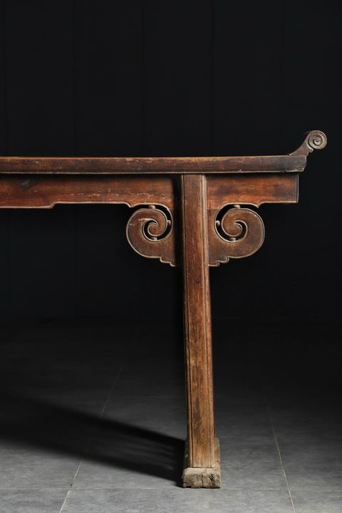 古玩雜項翹頭案真品鑒賞圖