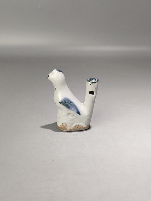 古玩陶瓷青花水鳥哨子真品鑒賞圖