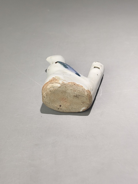 古玩陶瓷青花水鳥哨子真品鑒賞圖