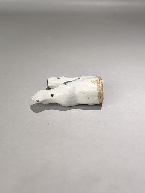 古玩陶瓷青花水鳥哨子真品鑒賞圖