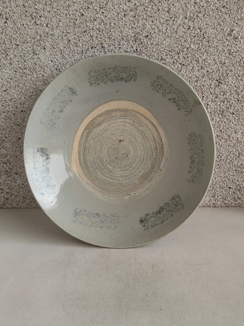 古玩陶瓷青花盤真品鑒賞圖