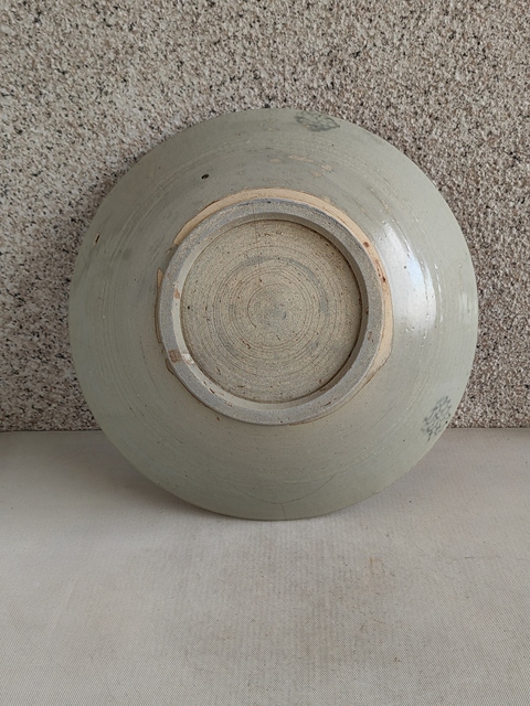 古玩陶瓷青花盤真品鑒賞圖