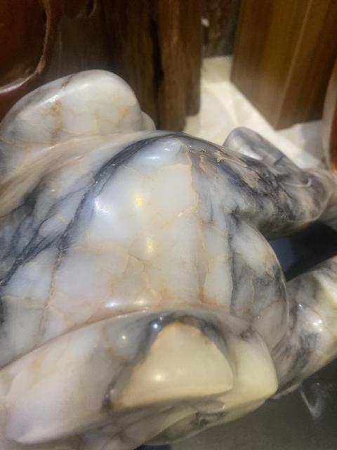 古玩玉器和田玉雕“貔貅擺件”真品鑒賞圖