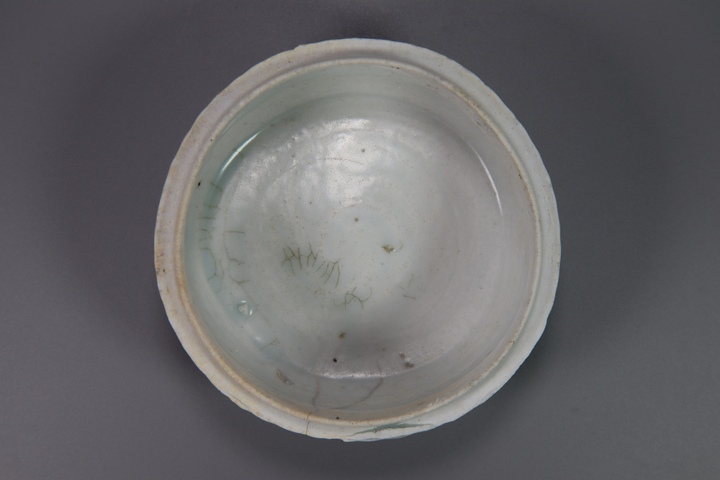 古玩陶瓷湖田窯青白釉大蓋盒真品鑒賞圖