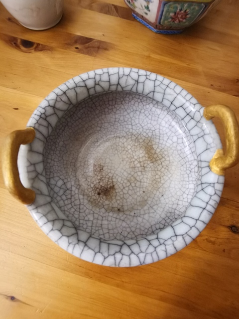 古玩陶瓷哥釉香爐真品鑒賞圖