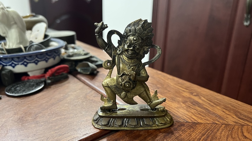 古玩雜項金剛手菩薩真品鑒賞圖