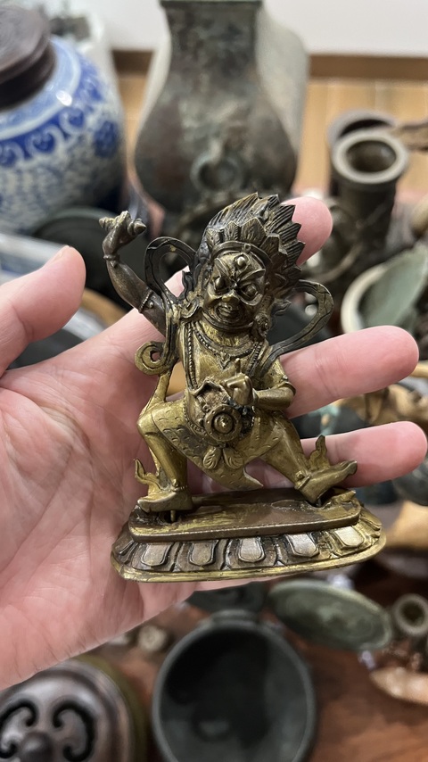 古玩雜項金剛手菩薩真品鑒賞圖