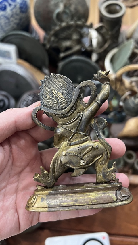 古玩雜項金剛手菩薩真品鑒賞圖