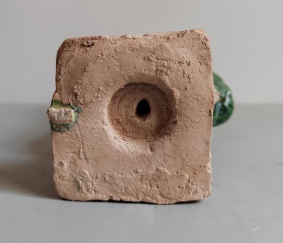 古玩陶瓷明三彩人物俑真品鑒賞圖
