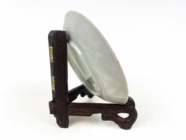 古玩陶瓷雍正·粉彩開窗如意云頭紋盤真品鑒賞圖