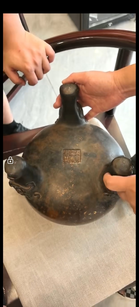 古玩銅器銅爐真品鑒賞圖
