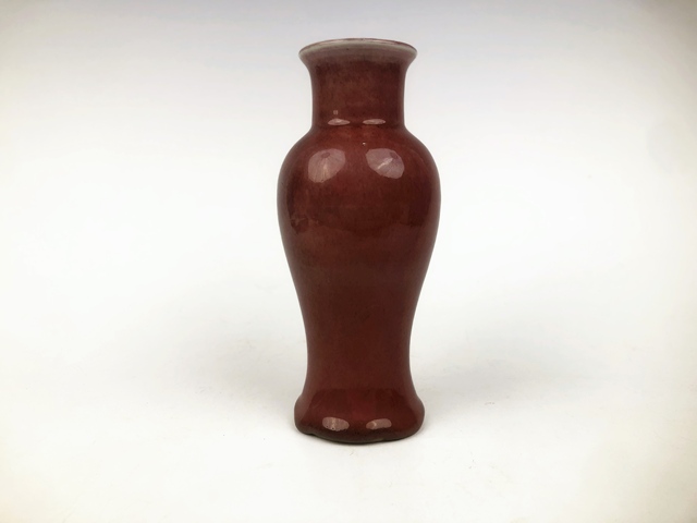 古玩陶瓷清晚期·朗窯紅觀音尊拍賣，當前價格1998元