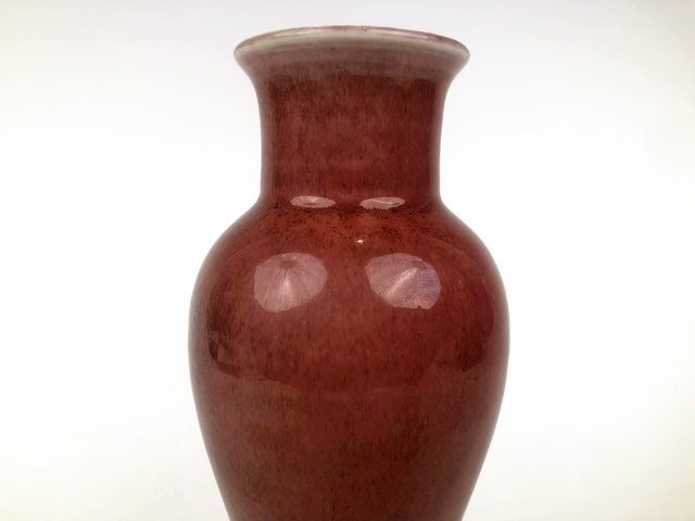 古玩陶瓷清晚期·朗窯紅觀音尊拍賣，當前價格1998元