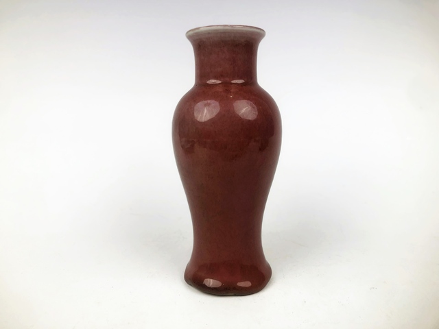 古玩陶瓷清晚期·朗窯紅觀音尊拍賣，當前價格1998元