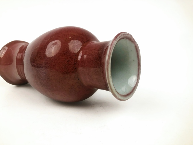 古玩陶瓷清晚期·朗窯紅觀音尊拍賣，當前價格1998元