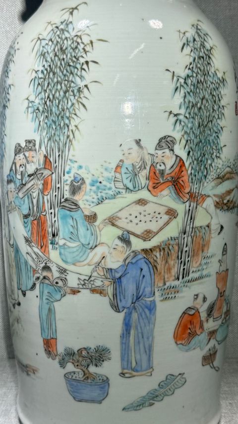 古玩陶瓷賞瓶真品鑒賞圖