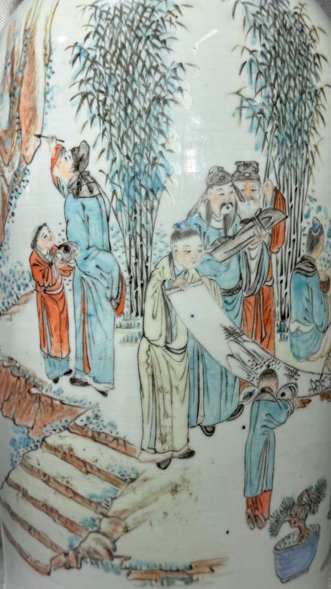 古玩陶瓷賞瓶真品鑒賞圖