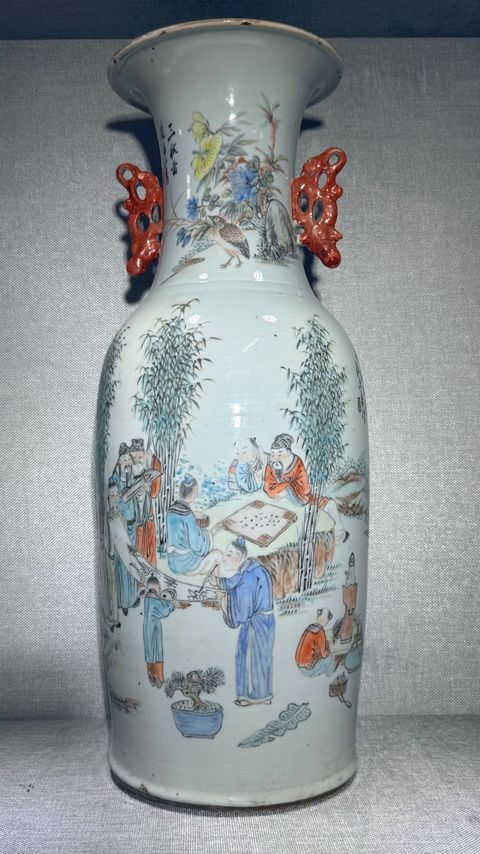 古玩陶瓷賞瓶真品鑒賞圖