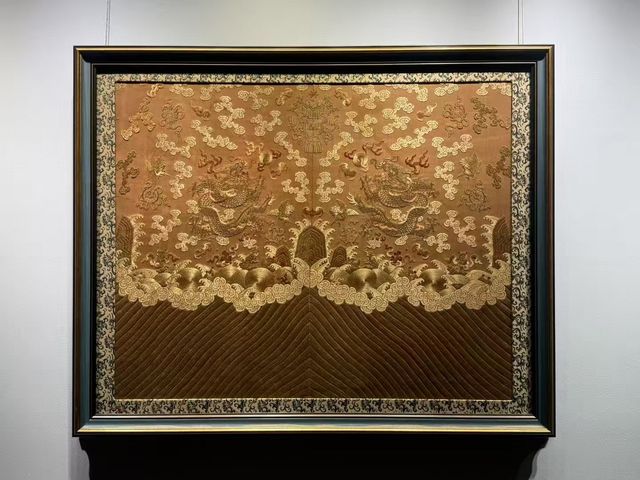 古玩雜項刺繡真品鑒賞圖