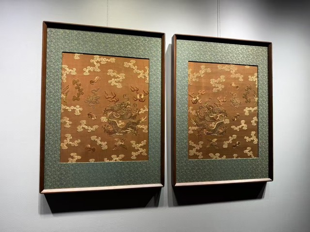 古玩雜項刺繡真品鑒賞圖