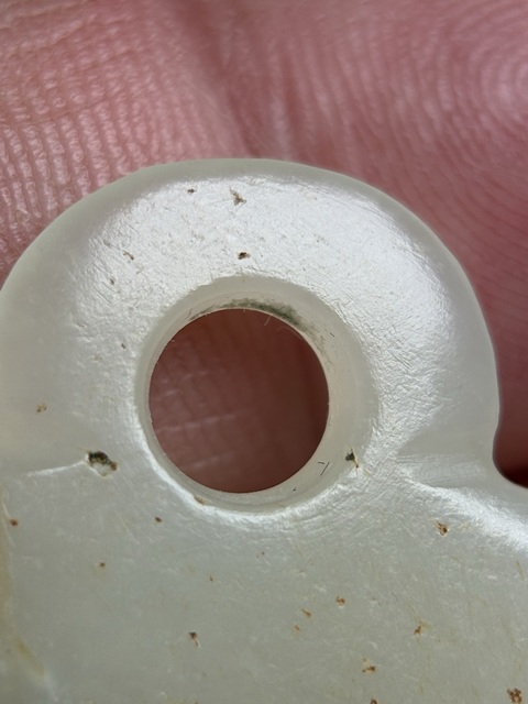 古玩玉器美沁紅山雙聯璧真品鑒賞圖