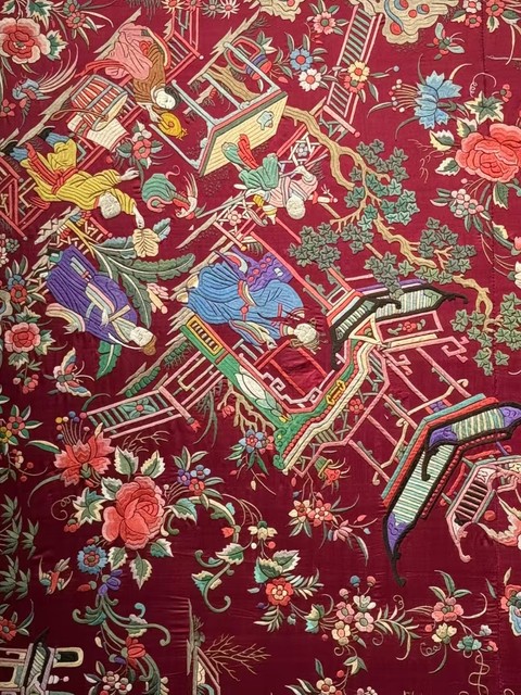 古玩雜項刺繡真品鑒賞圖