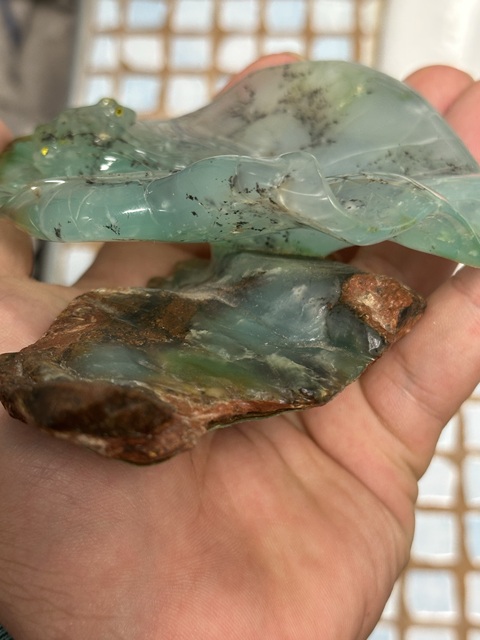 古玩玉器岫玉雕“一品清廉”擺件真品鑒賞圖