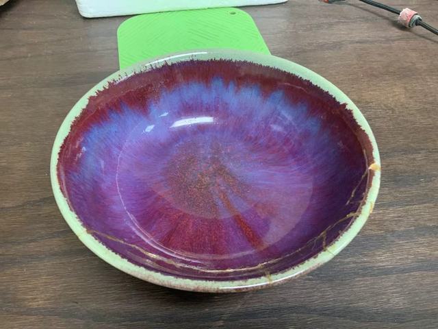 古玩陶瓷窯變釉碗真品鑒賞圖