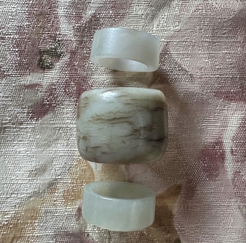古玩玉器扳指真品鑒賞圖