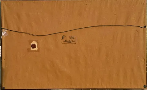 古玩字畫謝家池館近滄波真品鑒賞圖