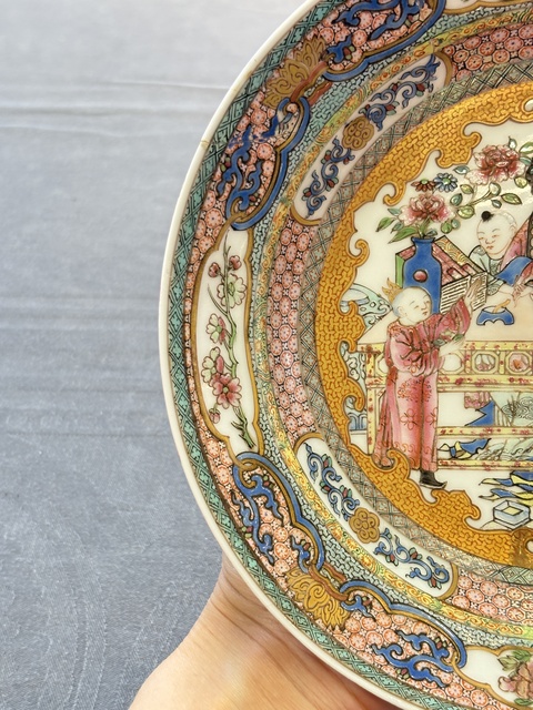 古玩陶瓷19世紀 歐洲仿雍正真品鑒賞圖