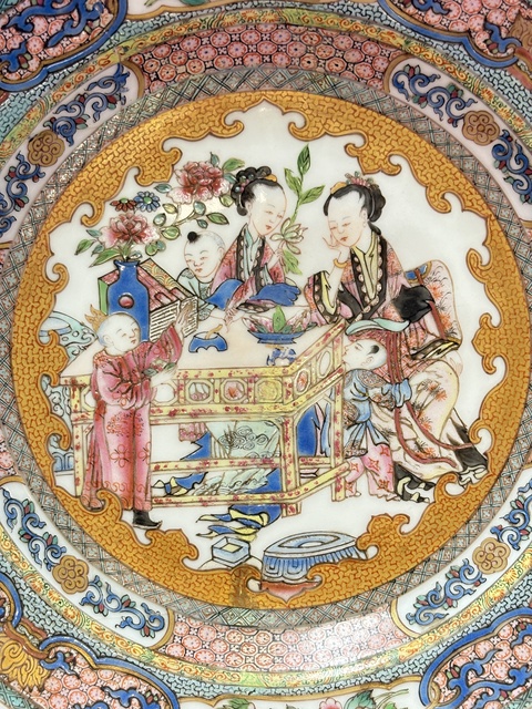 古玩陶瓷19世紀 歐洲仿雍正真品鑒賞圖