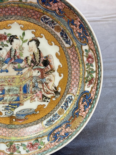 古玩陶瓷19世紀 歐洲仿雍正真品鑒賞圖