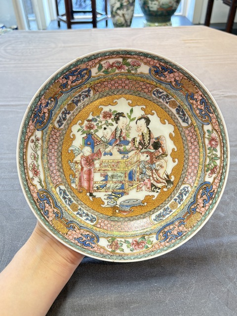 古玩陶瓷19世紀 歐洲仿雍正真品鑒賞圖