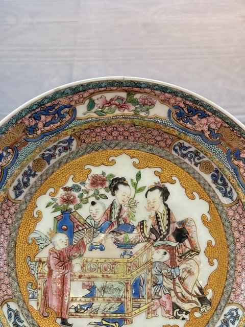 古玩陶瓷19世紀 歐洲仿雍正真品鑒賞圖