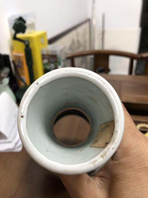 古玩陶瓷五彩葫蘆廟頂真品鑒賞圖
