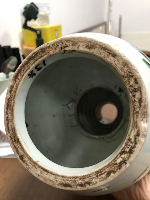 古玩陶瓷五彩葫蘆廟頂真品鑒賞圖