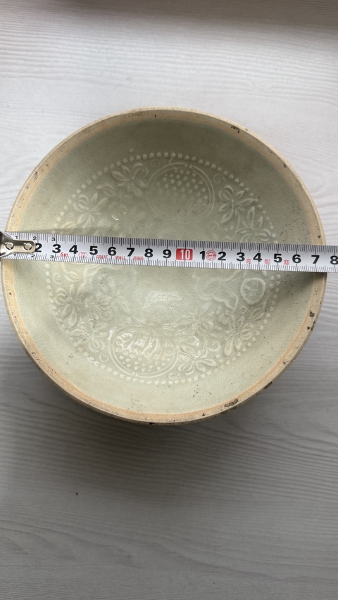 古玩陶瓷青白釉娃娃碗真品鑒賞圖