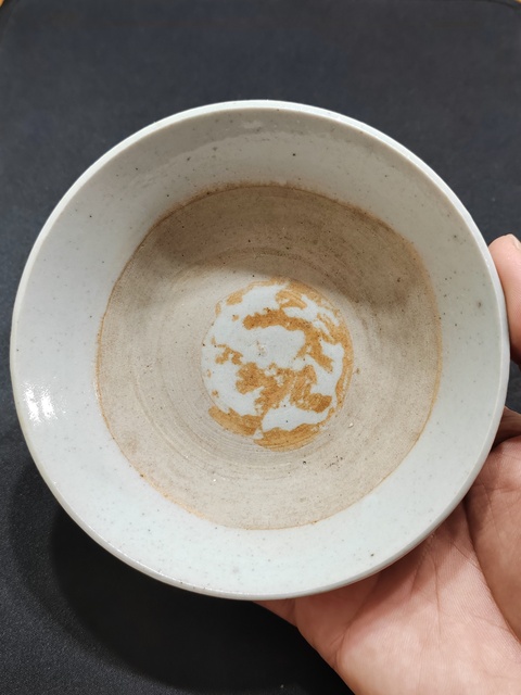 古玩陶瓷白釉盞真品鑒賞圖