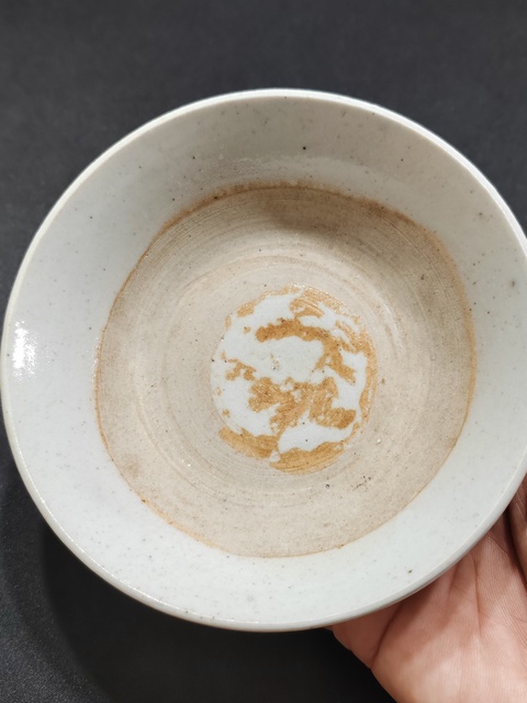 古玩陶瓷白釉盞真品鑒賞圖