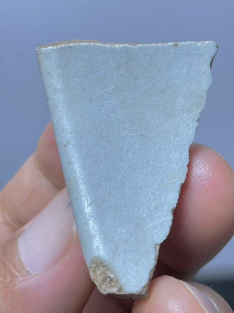 古玩陶瓷汝窯標本真品鑒賞圖