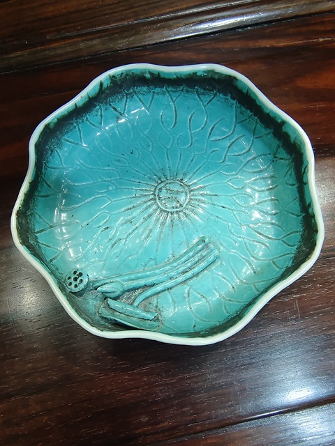 古玩陶瓷爐鈞釉洗真品鑒賞圖