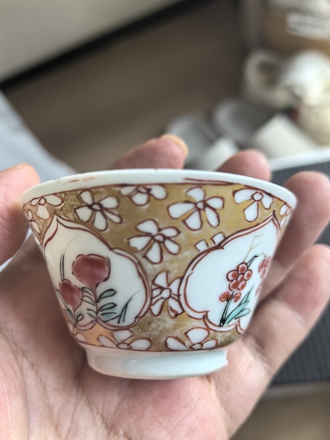 古玩陶瓷雍正粉彩杯真品鑒賞圖