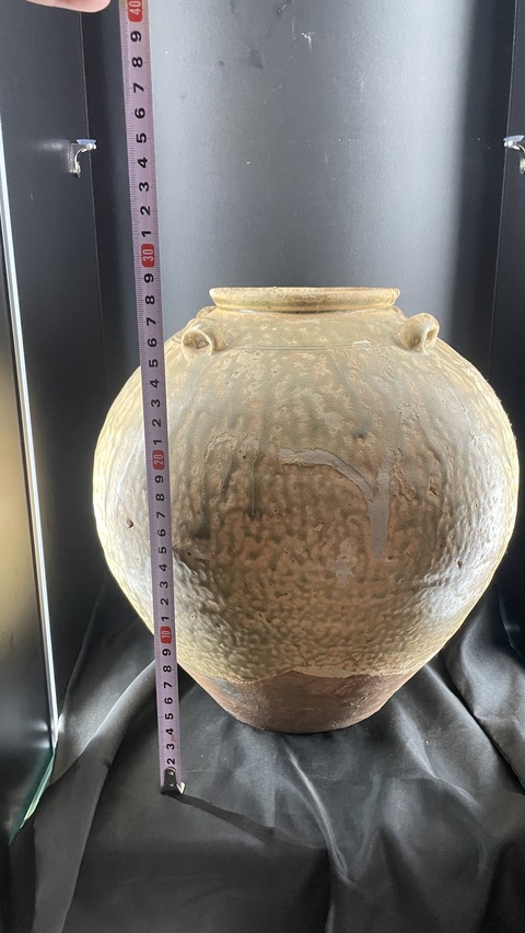 古玩陶瓷青瓷四系罐真品鑒賞圖