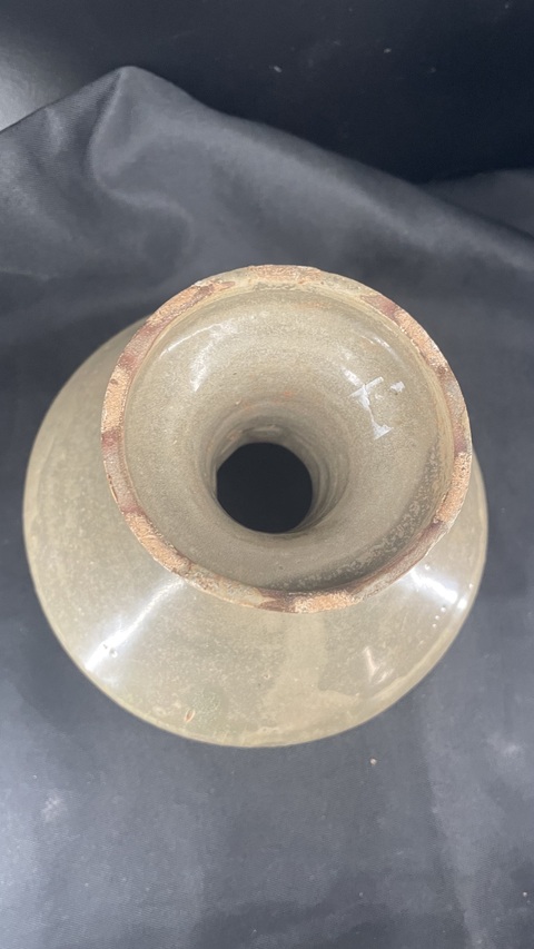 古玩陶瓷青瓷盞托真品鑒賞圖