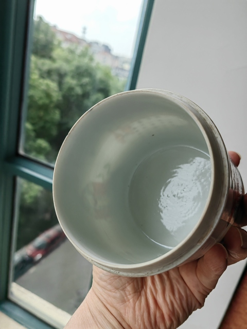 古玩陶瓷粉彩無雙譜人物蓋缸真品鑒賞圖